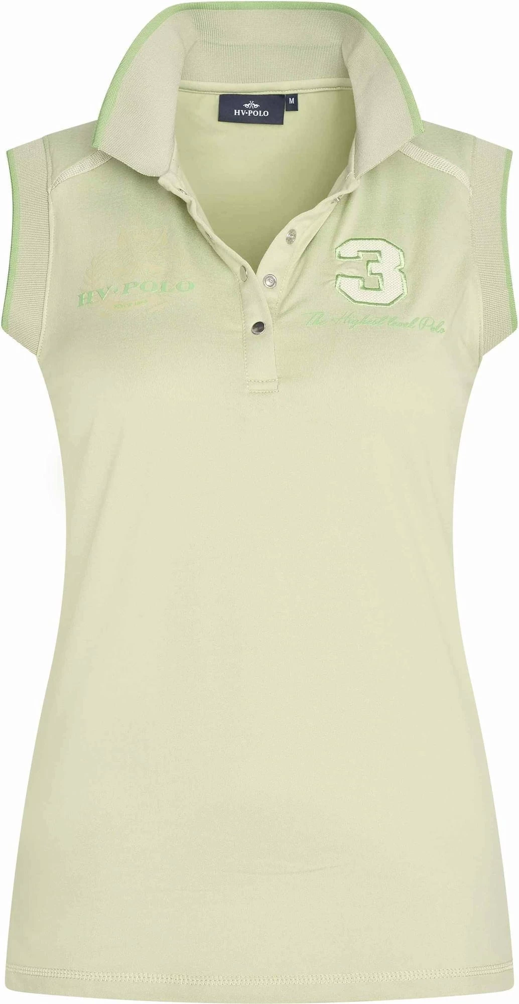 HV Polo Ärmelloses Tech-Polo Shirt HVPFavouritas, Basil, XS