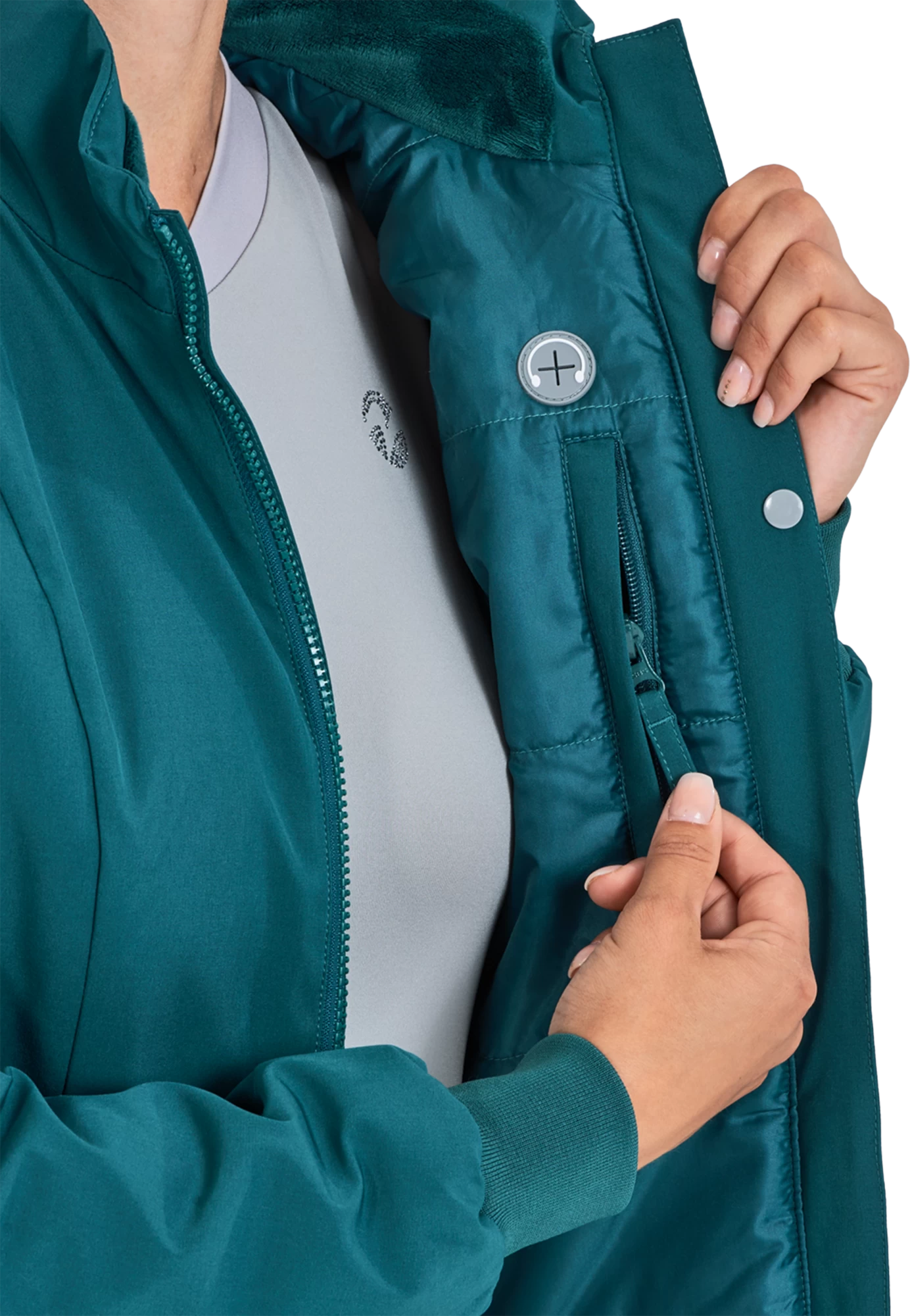 BUSSE Jacke BRENLEY Plus, Teal Green, S – Bild 5