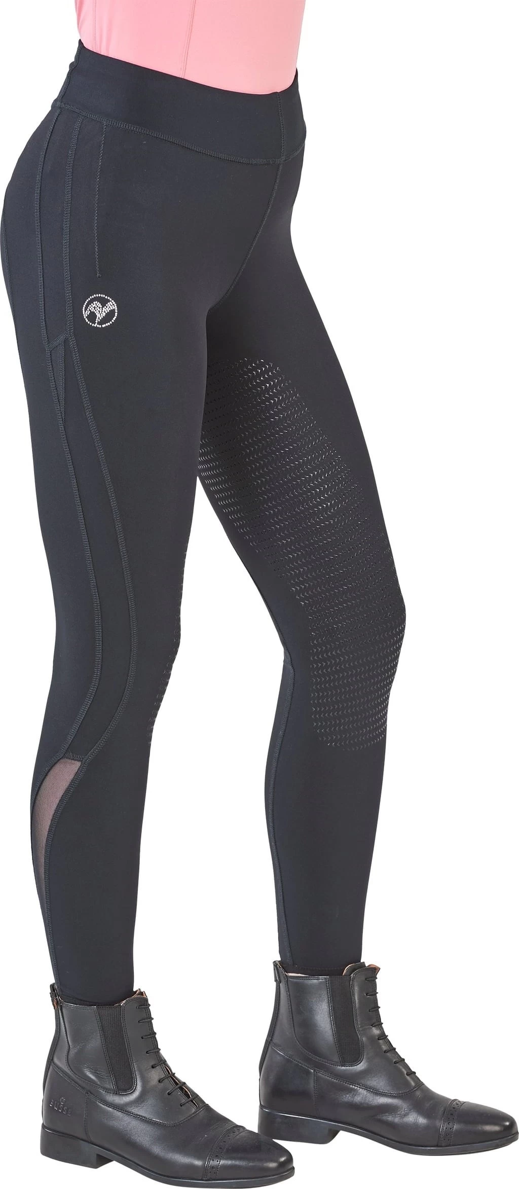 BUSSE Reitleggings AIRY II Schwarz, 34 – Bild 2