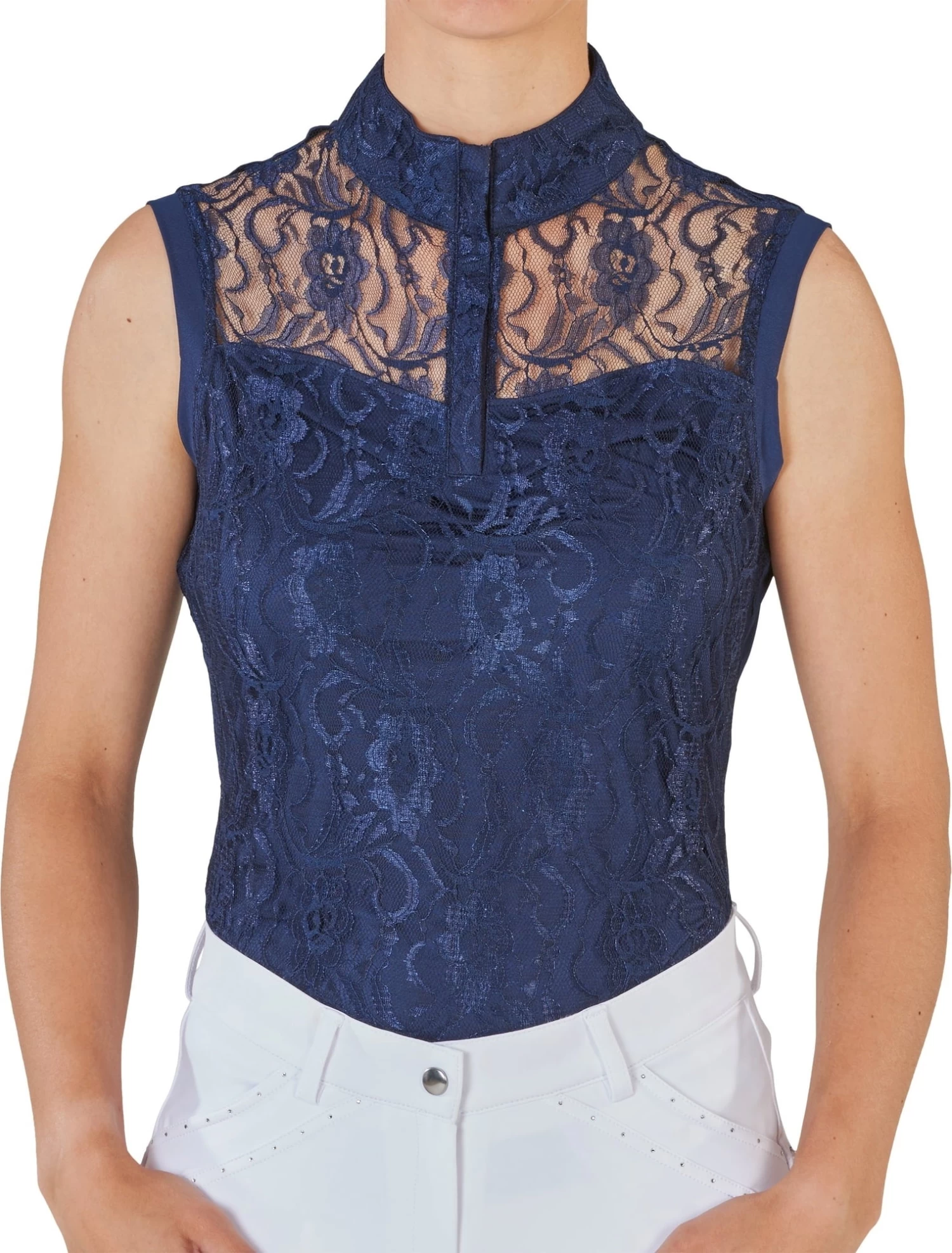 BUSSE Turnier-Shirt AMADORA, ärmellos, Navy, S