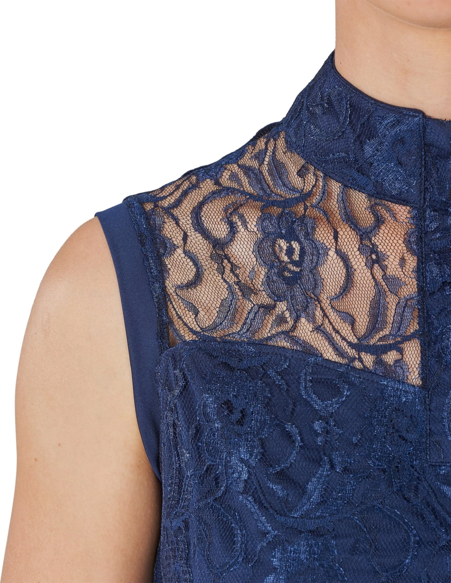 BUSSE Turnier-Shirt AMADORA, ärmellos, Navy, S – Bild 3