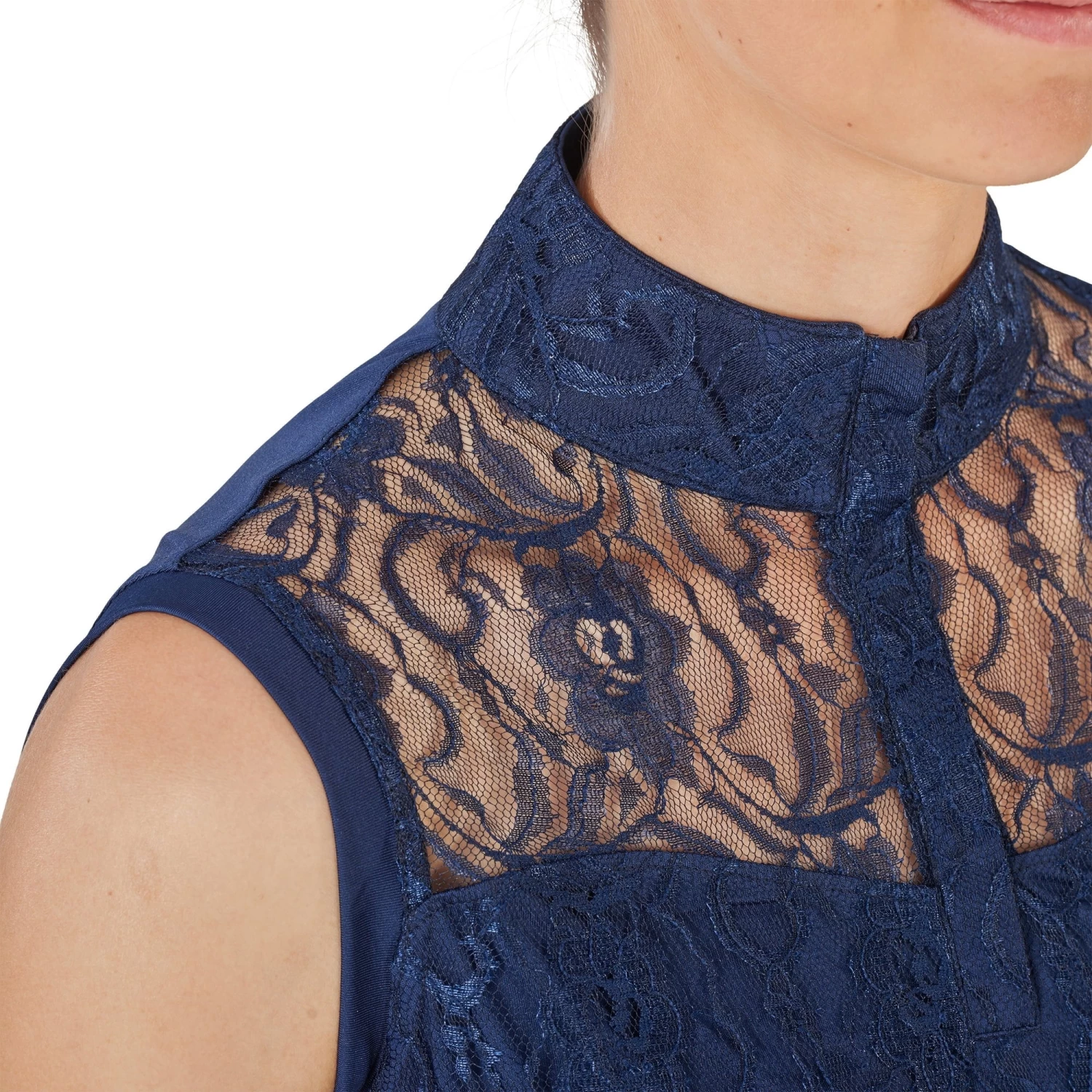 BUSSE Turnier-Shirt AMADORA, ärmellos, Navy, S – Bild 4