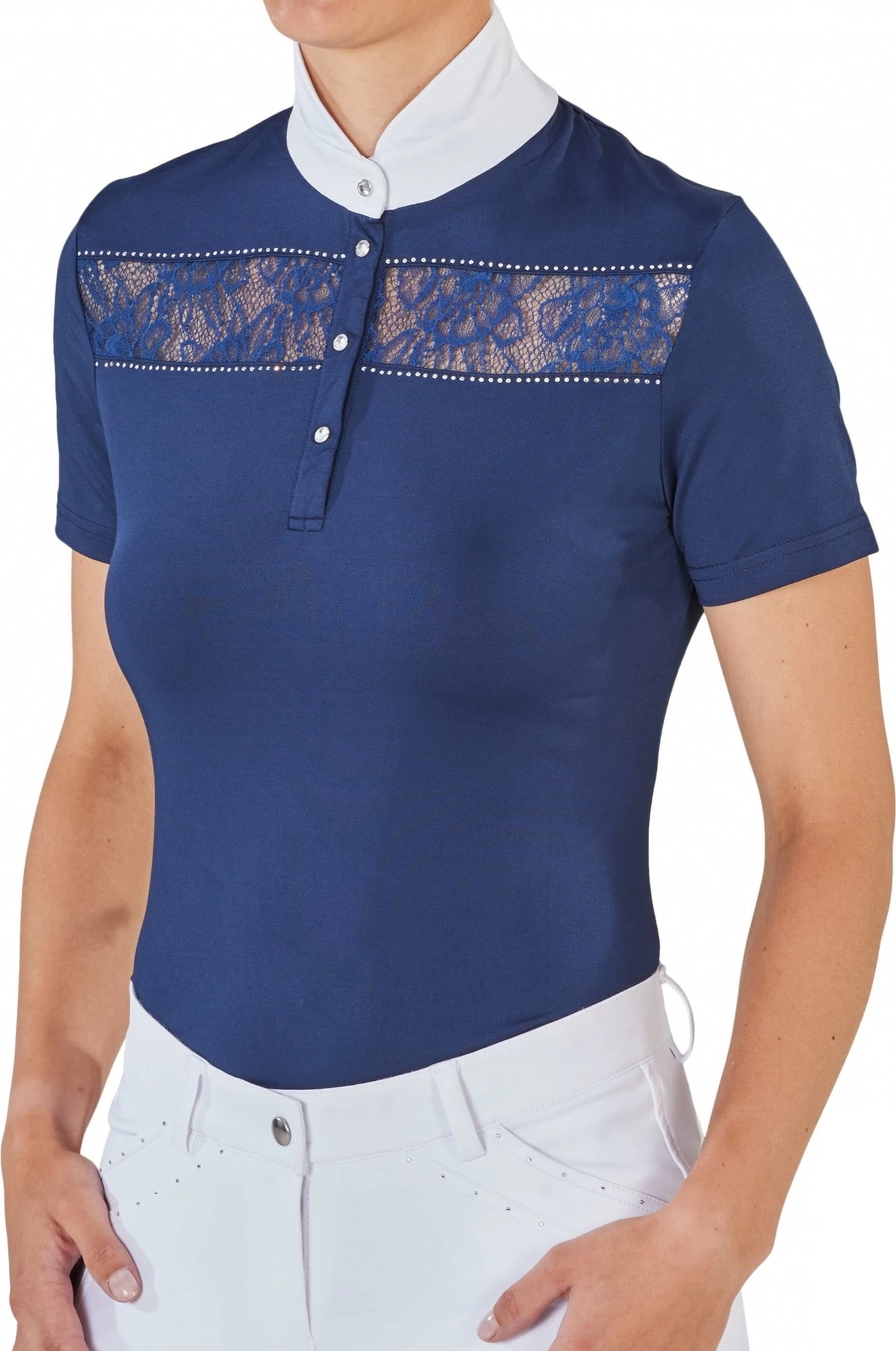 BUSSE Turnier-Shirt AMORA, Navy, S – Bild 2