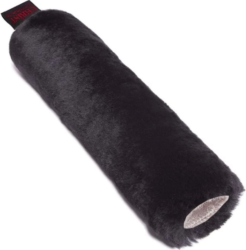 Christ Lammfell Nasenriemenschoner, Schwarz