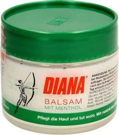 DIANA Mit Menthol Sport-Balsam Im Glastiegel , 125 Ml