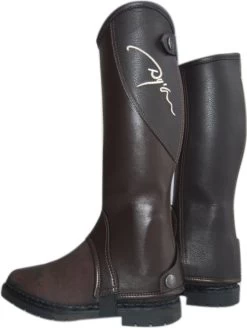 Dy'on Kinder-Minichaps "10 Years" Braun, Regular (1 Paar)