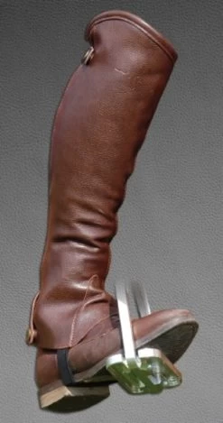 Dy'on Kurzchaps "Classic" Braun, SC (1 Paar)