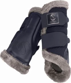 ESKADRON Gamaschen MESH FAUXFUR, Navy, XL