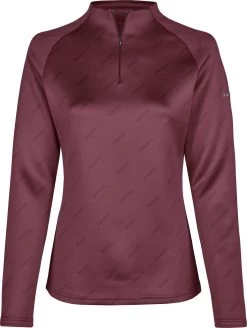 ESKADRON Half Zip-Shirt Heritage, Cassis, M