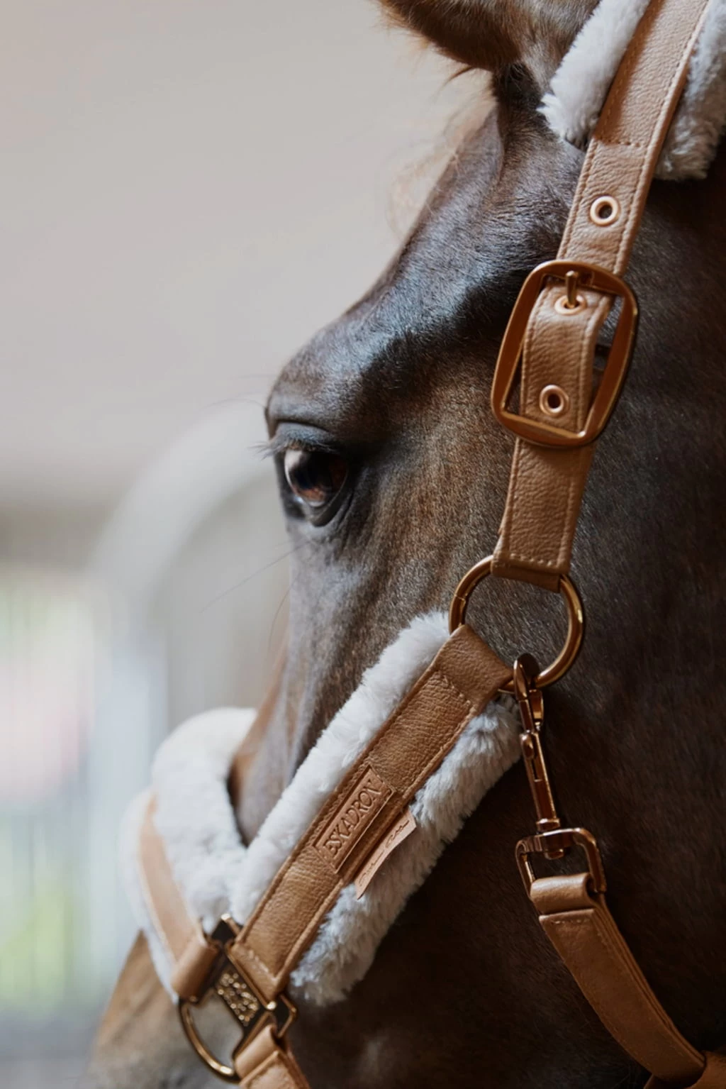 ESKADRON Halfter DOUBLE PIN METALLIC FAUX LEATHER FF, Cognac, V – Bild 2