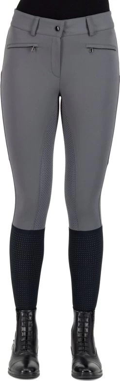 Euro-star Reithose FullGrip ESAirflow, Magnet Grey, 38