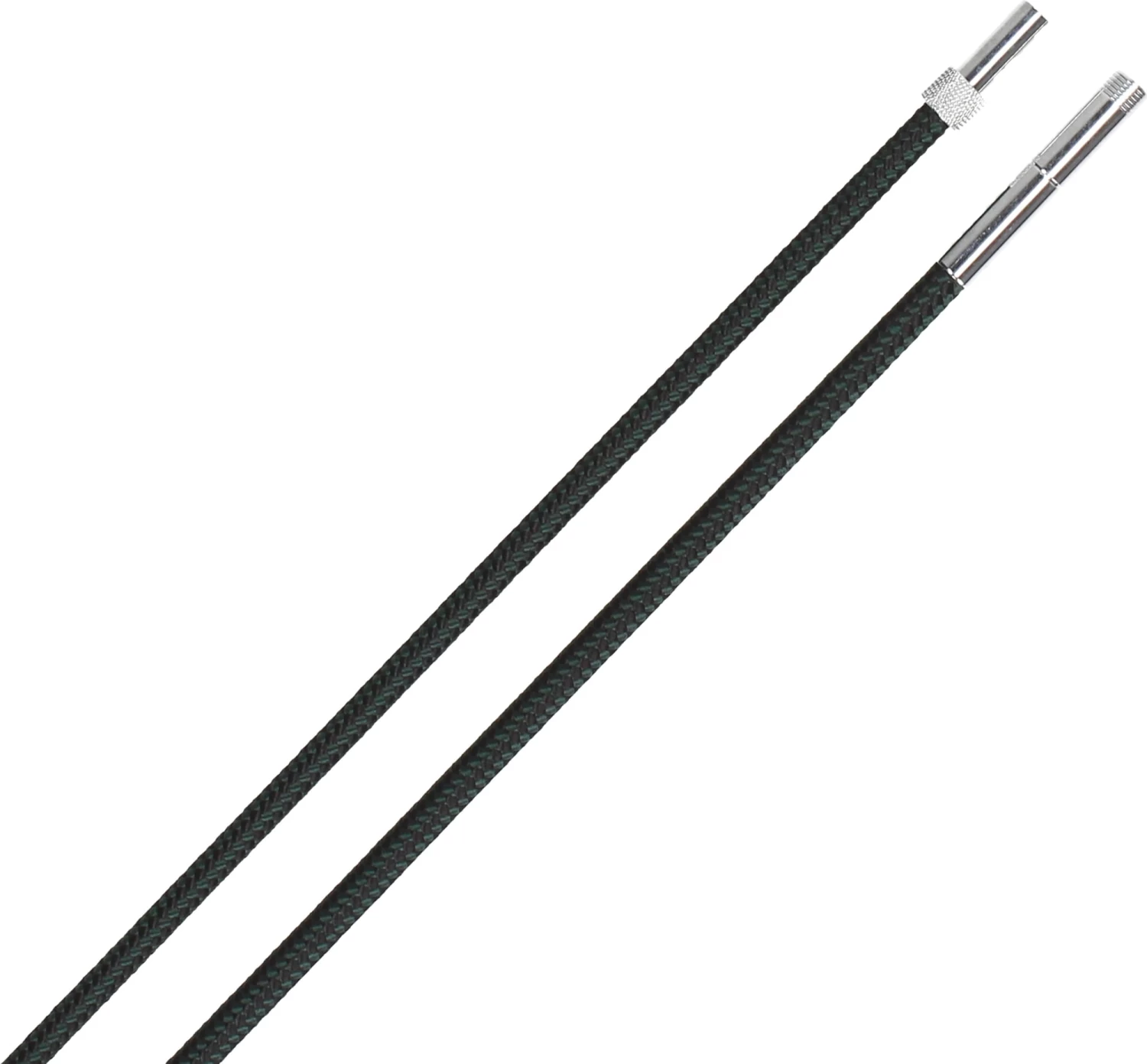 FLECK Longierpeitsche Perlongespinst Teilbar Mit ERGO-Griff, Schwarz – Bild 2