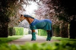 Horseware Ireland Abschwitzdecke Signature"Navy, Hunter & Green", 145 Cm