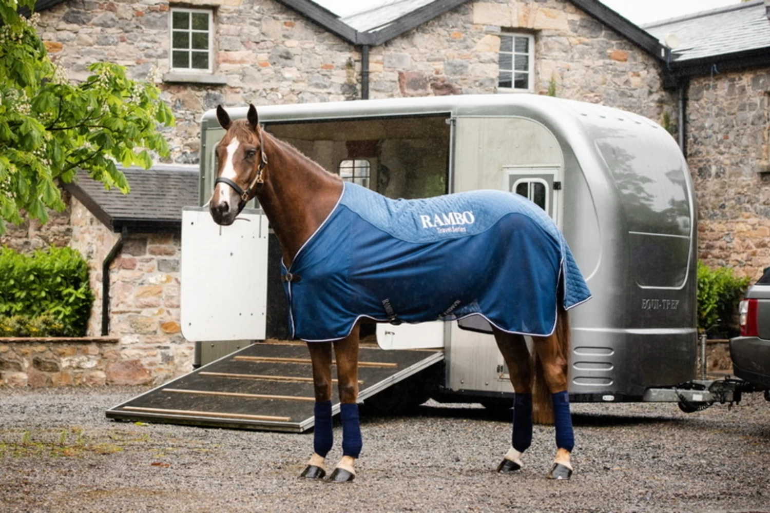 Horseware Ireland Transportdecke Rambo Navy, 140 Cm