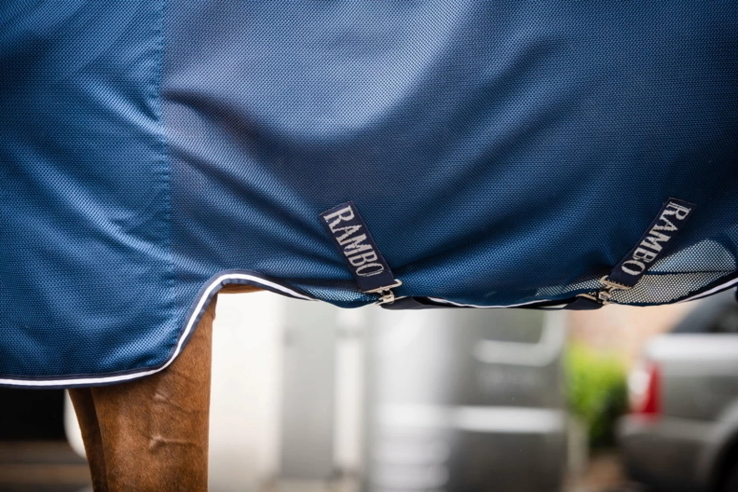 Horseware Ireland Transportdecke Rambo Navy, 140 Cm – Bild 4