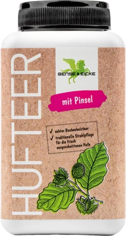 Bense & Eicke Hufteer, Pinselflasche, 500 G