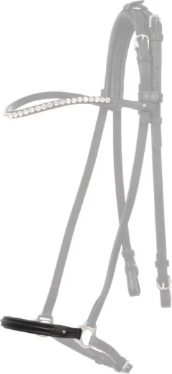 Kavalkade Islandtrense "Kjartan" Nasenstück Svartur Für Hannoversches Reithalfter, L
