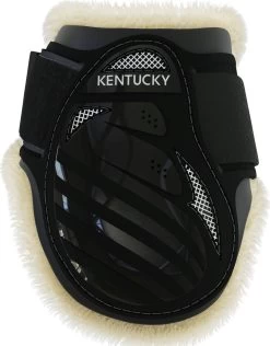 Kentucky Horsewear Fesselkopfgamaschen Vegan Sheepskin Young Horse, Black, M (1 Paar)