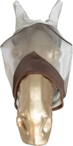 Kentucky Horsewear Fliegenmaske Classic Mit Ohren Silver, Full/WB