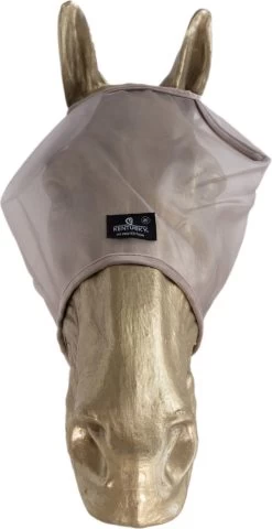 Kentucky Horsewear Fliegenmaske Classic Ohne Ohren Beige, Cob/VB