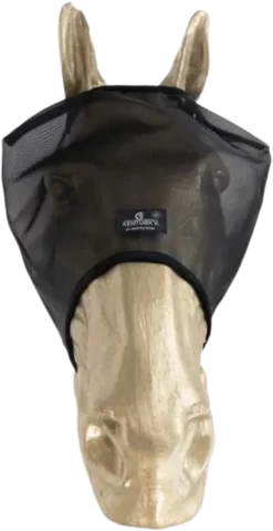 Kentucky Horsewear Fliegenmaske Classic Ohne Ohren Schwarz, Cob/VB