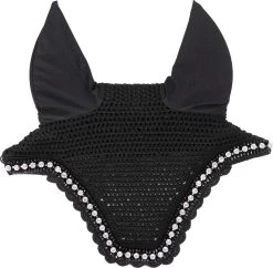 Kentucky Horsewear Fliegenohren Wellington "Big Stone & Pearl", Schwarz