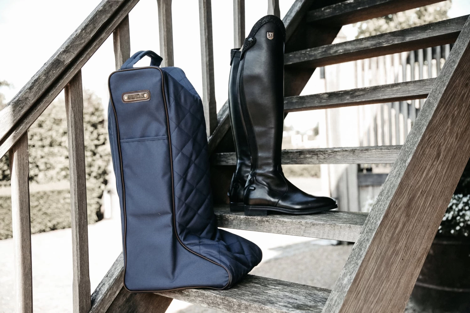 Kentucky Horsewear Stiefeltasche, Navy – Bild 3