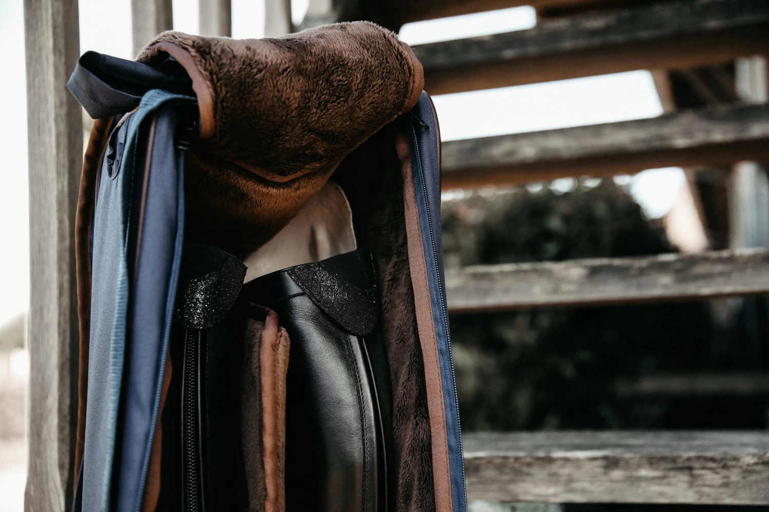 Kentucky Horsewear Stiefeltasche, Navy – Bild 4