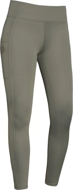 Kingsland Reithose W F-Tec4 F-Grip "KLkattie", Green Gunmetal, XS