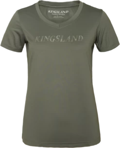 Kingsland Shirt Mit V-Ausschnitt "KLbianca", Green Castor, XL