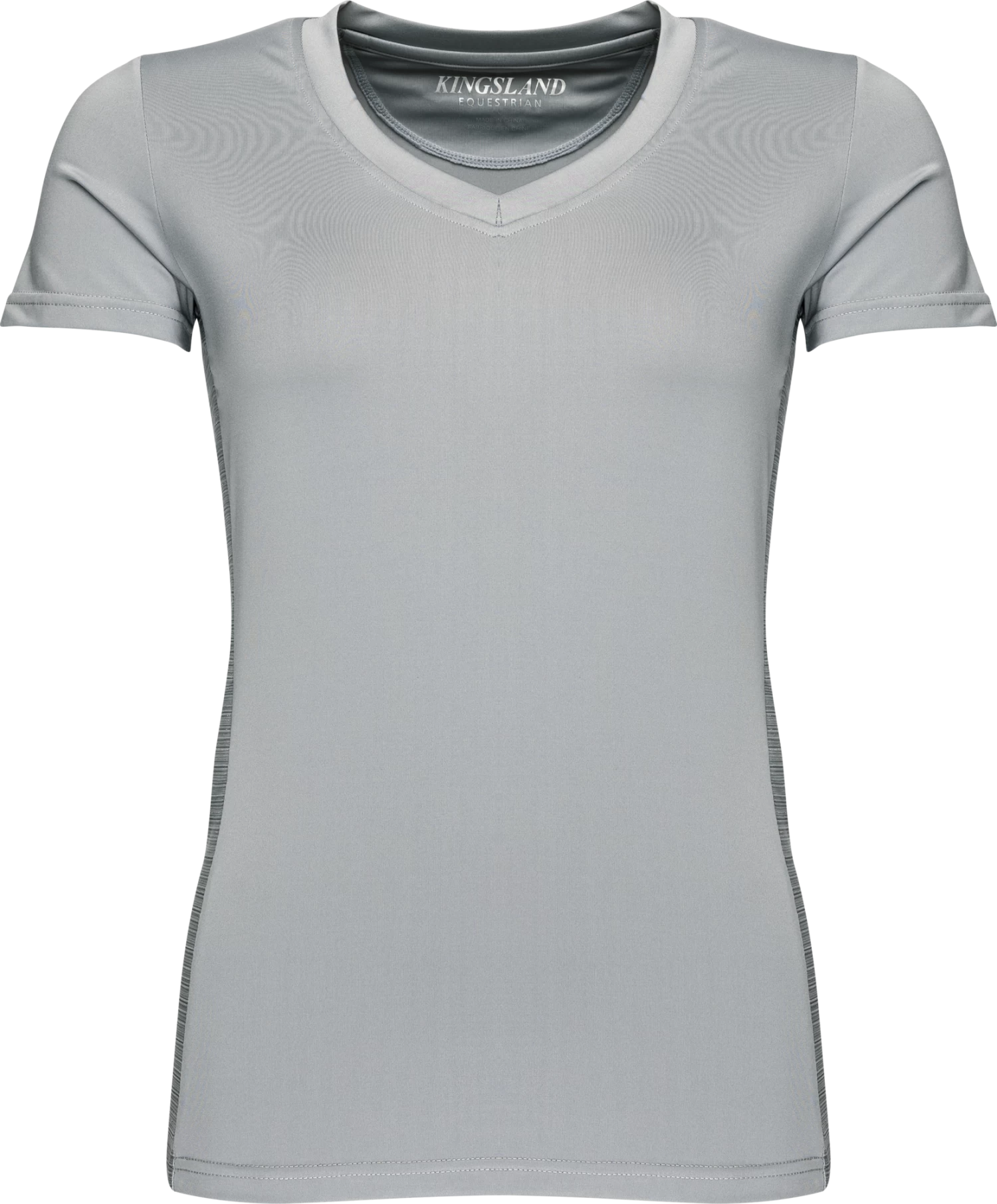 Kingsland Shirt Mit V-Ausschnitt "KLcarla", Grey Sleet, XL