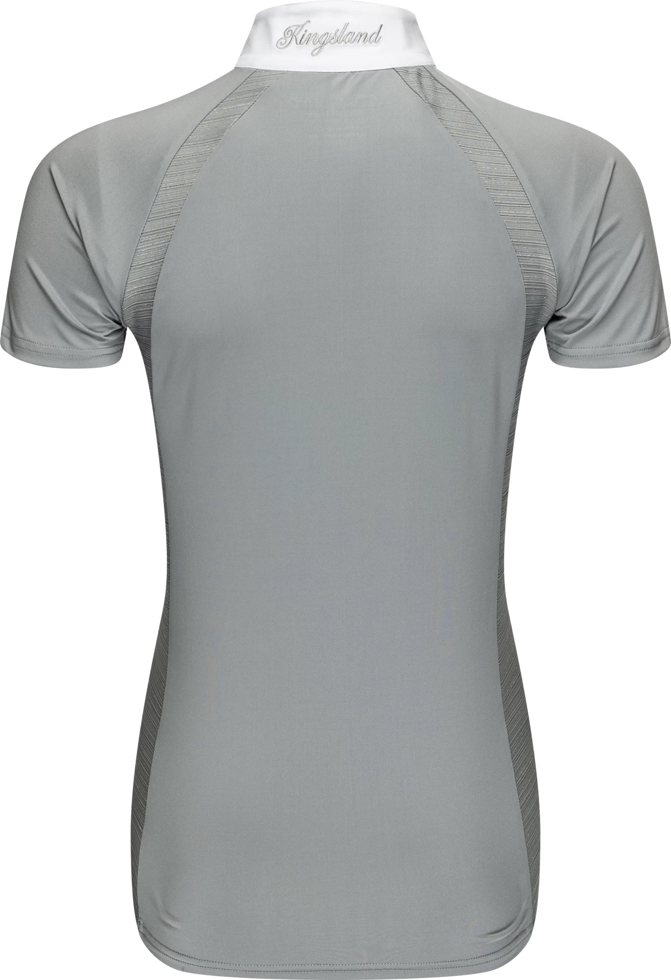 Kingsland Turniershirt "KLcedrika", Grey Sleet, XL – Bild 2