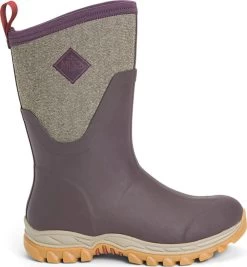 MUCK BOOTS Arctic Sport II Mid Für Damen - Altrosa/grau-meliert, 38 (1 Paar)