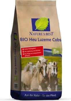 Nature's Best BIO Heu Luzerne Cobs, 25 Kg
