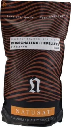 NATUSAT Reisschalenkleie "stärkearm", 15 Kg