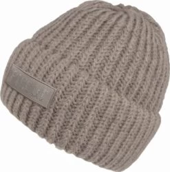 PIKEUR Mütze Mit Strass, XL (55-57 Cm), Soft Taupe