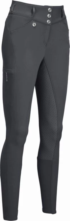 PIKEUR Reithose High Waist Fullgrip Dark Shadow, 34