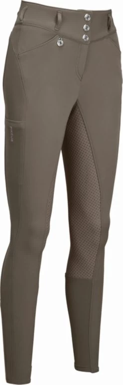 PIKEUR Reithose High Waist Fullgrip Walnut, 34