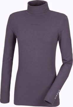 PIKEUR Rollkragen Shirt, Blueberry Melange, S