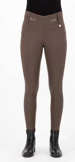 HV Polo Reitleggings "HVPFavourite" Full Grip, Mocca, 40