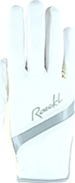 Roeckl Damen-Reithandschuh ''Lorraine'' Weiß, 7.5