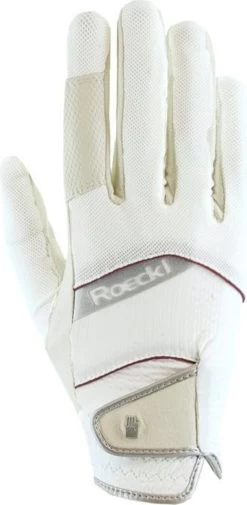 Roeckl Reithandschuh "MILLERO", White, 9.5 (1 Paar)