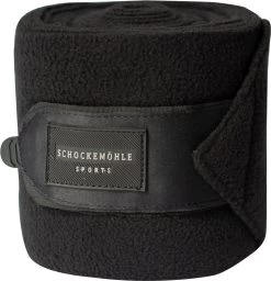 Schockemöhle Sports Fleecebandagen, Deep Black